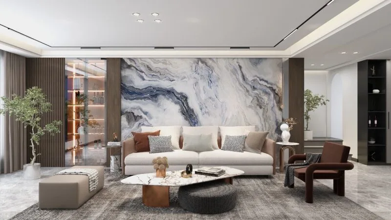 卡扣連續紋路牆板.連續紋路牆板.牆板.電視牆版