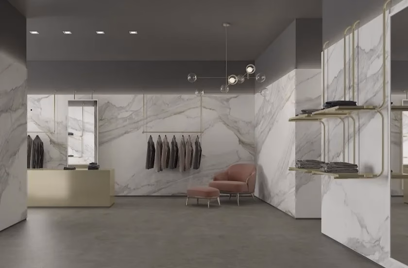 想讓牆面煥然一新卻怕粉塵？卡扣牆板乾式施工縮短70%工期，防水防潮且質感如石材，2026裝修首選！