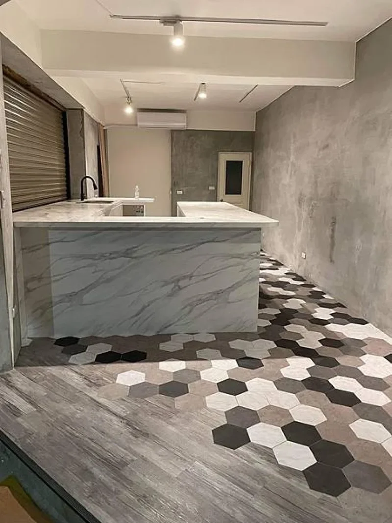 6角磚PVC塑膠地板